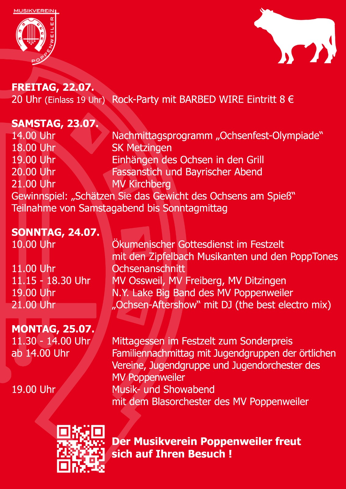 Ochsenfest 2022 Programm